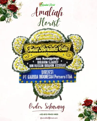 Papan Bunga Duka di Serua